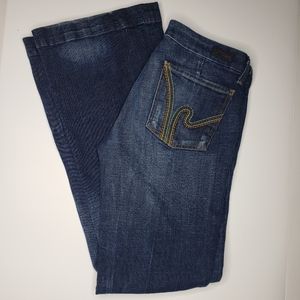 Citizens of humanity low waist wide leg jeans 30